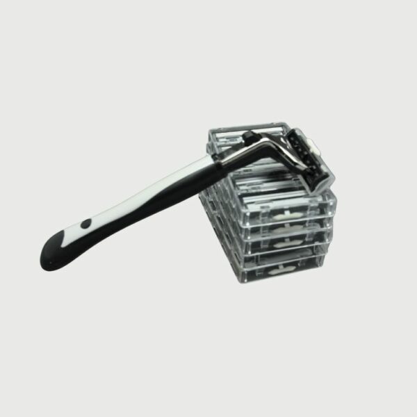 Deluxe Shaving Razor Set (Reusable handle)